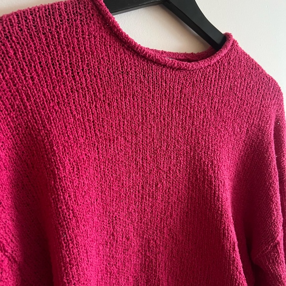 H&m pink cropped sweater - Picture 2 of 4